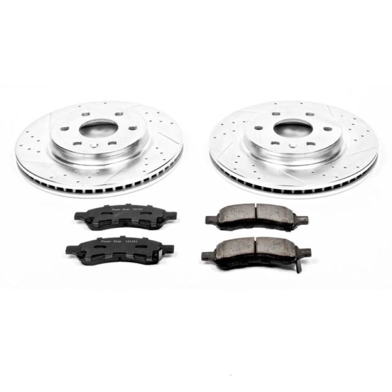 PowerStop Power Stop 08-17 Buick Enclave Front Z23 Evolution Sport Brake Kit - Brakes Rotors & Pads
