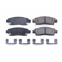 PowerStop Power Stop 08-17 Buick Enclave Rear Z17 Evolution Ceramic Brake Pads w/Hardware - Brakes Rotors &