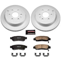 PowerStop Power Stop 08-17 Buick Enclave Rear Z17 Evolution Geomet Coated Brake Kit - Brakes Rotors & Pads