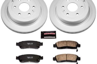 PowerStop Power Stop 08-17 Buick Enclave Rear Z17 Evolution Geomet Coated Brake Kit - Brakes Rotors & Pads