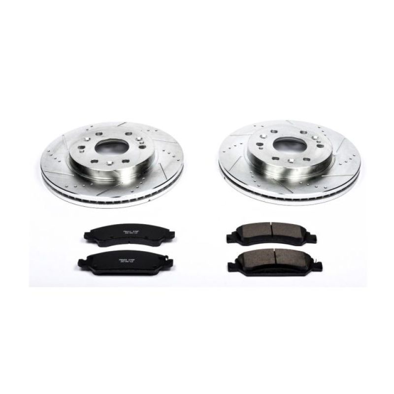 PowerStop Power Stop 08-19 Cadillac Escalade Front Z23 Evolution Sport Brake Kit - Brakes Rotors & Pads