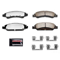 PowerStop Power Stop 08-19 Cadillac Escalade Front Z36 Truck & Tow Brake Pads w/Hardware - Brakes Rotors