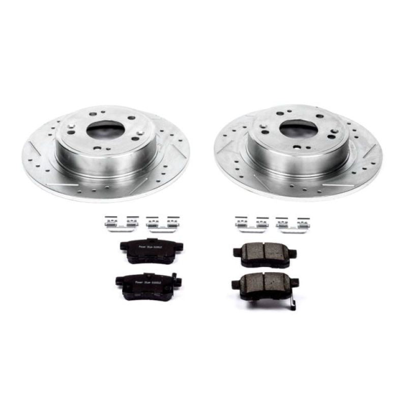 PowerStop Power Stop 09-10 Acura TSX Rear Z23 Evolution Sport Brake Kit - Brakes Rotors & Pads
