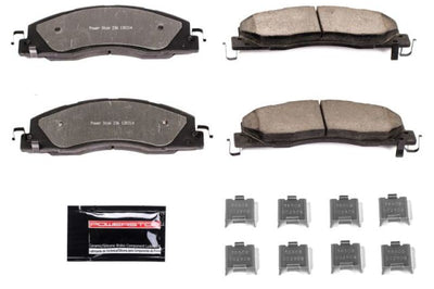 PowerStop Power Stop 09-10 Dodge Ram 2500 Front Z36 Truck & Tow Brake Pads w/Hardware - Brakes Rotors