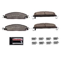 PowerStop Power Stop 09-10 Dodge Ram 2500 Rear Z36 Truck & Tow Brake Pads w/Hardware - Brakes Rotors