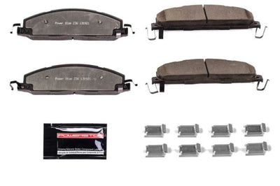 PowerStop Power Stop 09-10 Dodge Ram 2500 Rear Z36 Truck & Tow Brake Pads w/Hardware - Brakes Rotors