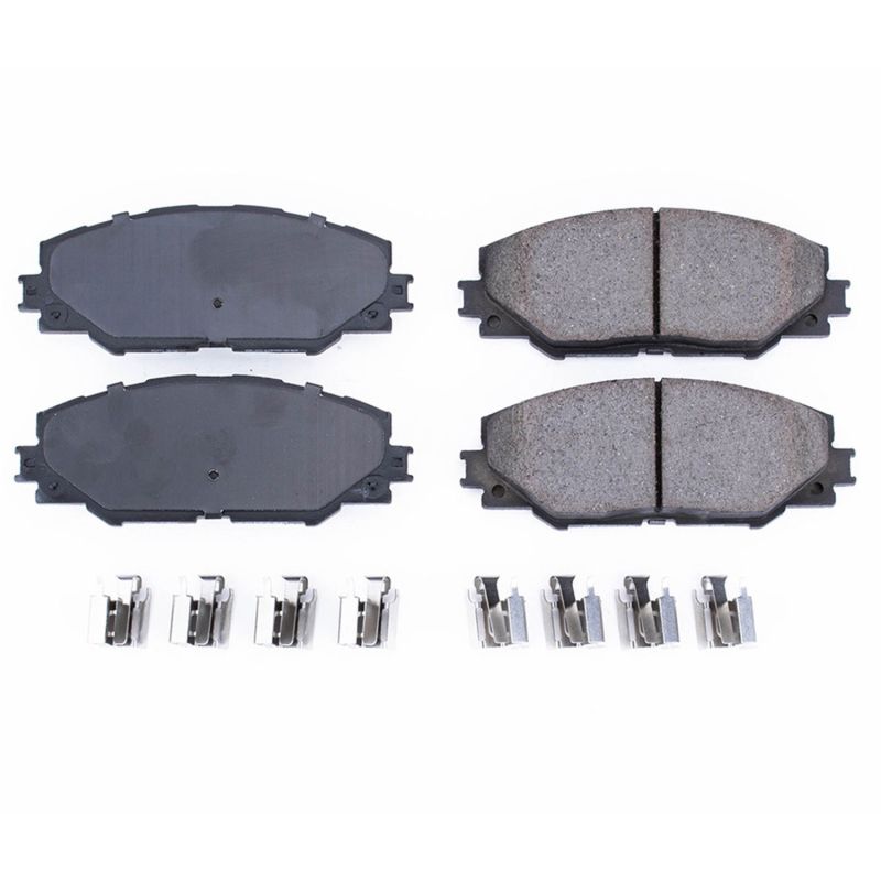 PowerStop Power Stop 09-10 Pontiac Vibe Front Z17 Evolution Ceramic Brake Pads w/Hardware - Brakes Rotors &