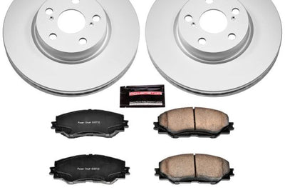 PowerStop Power Stop 09-10 Pontiac Vibe Front Z17 Evolution Geomet Coated Brake Kit - Brakes Rotors & Pads