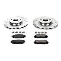 PowerStop Power Stop 09-10 Pontiac Vibe Front Z23 Evolution Sport Brake Kit - Brakes Rotors & Pads