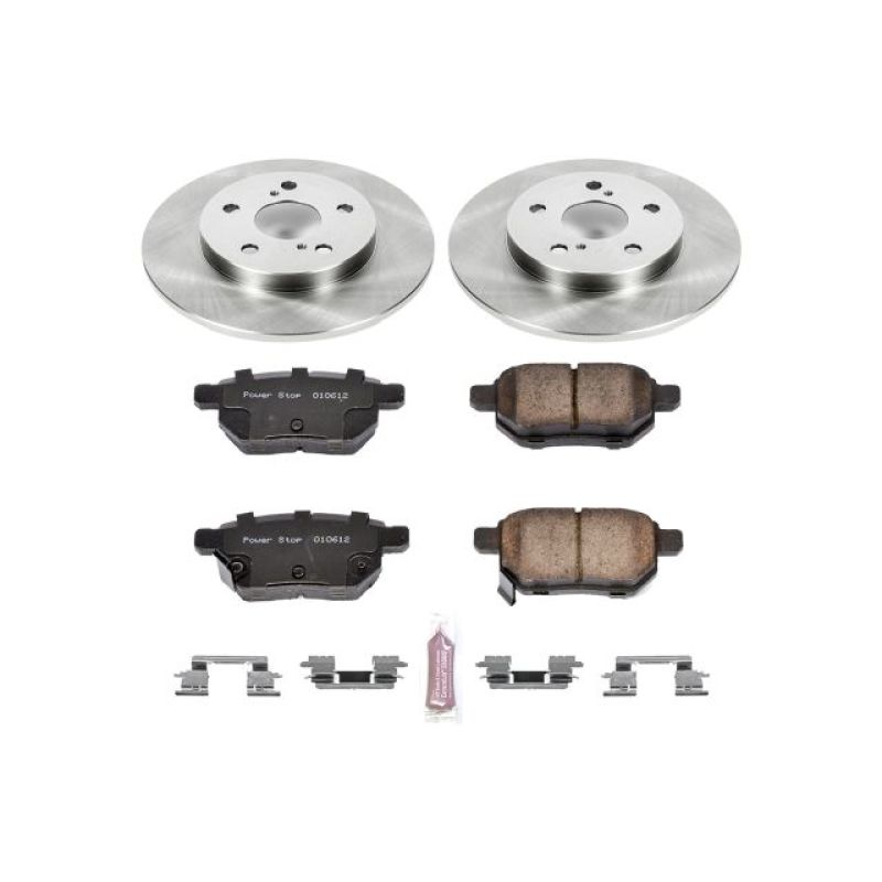 PowerStop Power Stop 09-10 Pontiac Vibe Rear Autospecialty Brake Kit - Brakes Rotors & Pads