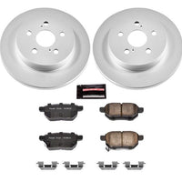 PowerStop Power Stop 09-10 Pontiac Vibe Rear Z17 Evolution Geomet Coated Brake Kit - Brakes Rotors & Pads