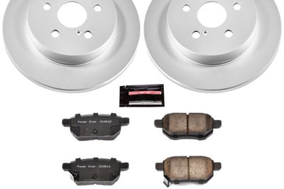 PowerStop Power Stop 09-10 Pontiac Vibe Rear Z17 Evolution Geomet Coated Brake Kit - Brakes Rotors & Pads