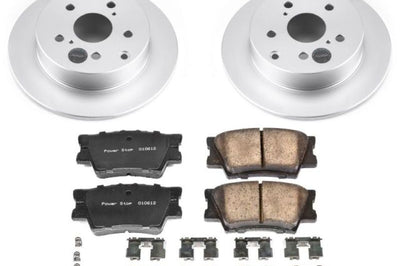 PowerStop Power Stop 09-10 Pontiac Vibe Rear Z17 Evolution Geomet Coated Brake Kit - Brakes Rotors & Pads