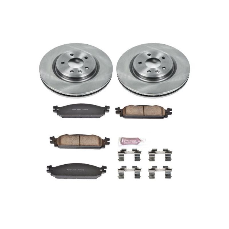 PowerStop Power Stop 09-11 Ford Flex Front Autospecialty Brake Kit - Brakes Rotors & Pads