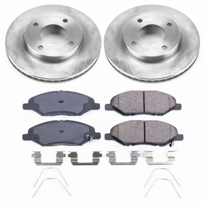 PowerStop Power Stop 09-11 Nissan Versa Front Autospecialty Brake Kit - Brakes Rotors & Pads
