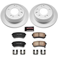 PowerStop Power Stop 09-12 Hyundai Elantra Rear Z17 Evolution Geomet Coated Brake Kit - Brakes Rotors & Pads