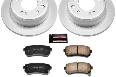 PowerStop Power Stop 09-12 Hyundai Elantra Rear Z17 Evolution Geomet Coated Brake Kit - Brakes Rotors & Pads