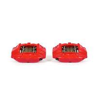 PowerStop Power Stop 09-13 Infiniti FX50 Front Red Calipers w/o Brackets - Pair - Brakes Rotors & Pads