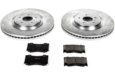 PowerStop Power Stop 09-13 Infiniti FX50 Front Z23 Evolution Sport Brake Kit - Brakes Rotors & Pads