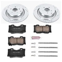 PowerStop Power Stop 09-13 Infiniti FX50 Rear Z23 Evolution Sport Brake Kit - Brakes Rotors & Pads