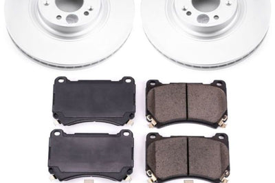 PowerStop Power Stop 09-14 Hyundai Genesis Front Z17 Evolution Geomet Coated Brake Kit - Brakes Rotors & Pads