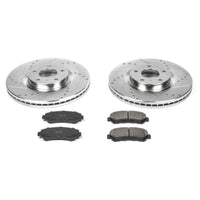 PowerStop Power Stop 09-14 Nissan Maxima Front Z23 Evolution Sport Brake Kit - Brakes Rotors & Pads