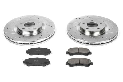 PowerStop Power Stop 09-14 Nissan Maxima Front Z23 Evolution Sport Brake Kit - Brakes Rotors & Pads