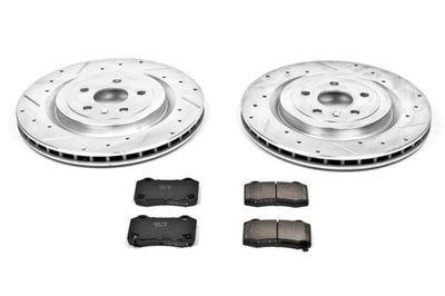 PowerStop Power Stop 09-15 Cadillac CTS Rear Z23 Evolution Sport Brake Kit - Brakes Rotors & Pads