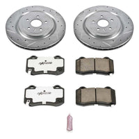 PowerStop Power Stop 09-15 Cadillac CTS Rear Z26 Street Warrior Brake Kit - Brakes Rotors & Pads