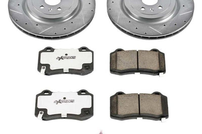 PowerStop Power Stop 09-15 Cadillac CTS Rear Z26 Street Warrior Brake Kit - Brakes Rotors & Pads