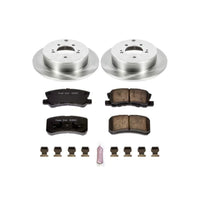 PowerStop Power Stop 09-15 Mitsubishi Lancer Rear Autospecialty Brake Kit - Brakes Rotors & Pads