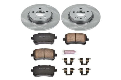 PowerStop Power Stop 09-16 Audi A4 Rear Autospecialty Brake Kit - Brakes Rotors & Pads