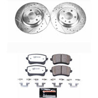 PowerStop Power Stop 09-16 Audi A4 Rear Z26 Street Warrior Brake Kit - Brakes Rotors & Pads