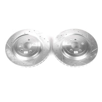 PowerStop Power Stop 09-18 Cadillac CTS Rear Evolution Drilled & Slotted Rotors - Pair - Brakes Pads