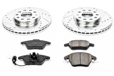 PowerStop Power Stop 10-12 Audi A3 Front Z23 Evolution Sport Brake Kit - Brakes Rotors & Pads