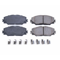 PowerStop Power Stop 10-12 Lexus HS250h Front Z17 Evolution Ceramic Brake Pads w/Hardware - Brakes Rotors &