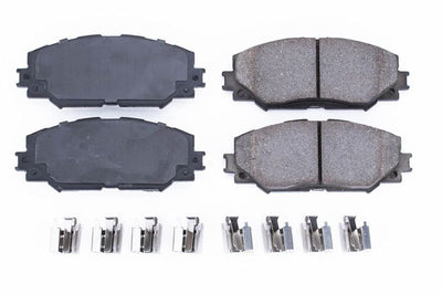 PowerStop Power Stop 10-12 Lexus HS250h Front Z17 Evolution Ceramic Brake Pads w/Hardware - Brakes Rotors &