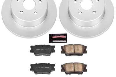 PowerStop Power Stop 10-12 Lexus HS250h Rear Z17 Evolution Geomet Coated Brake Kit - Brakes Rotors & Pads