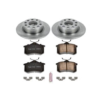 PowerStop Power Stop 10-13 Audi A3 Rear Autospecialty Brake Kit - Brakes Rotors & Pads