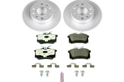 PowerStop Power Stop 10-13 Audi A3 Rear Euro-Stop Brake Kit - Brakes Rotors & Pads