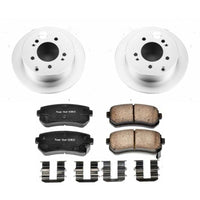 PowerStop Power Stop 10-13 Kia Forte Rear Z17 Evolution Geomet Coated Brake Kit - Brakes Rotors & Pads