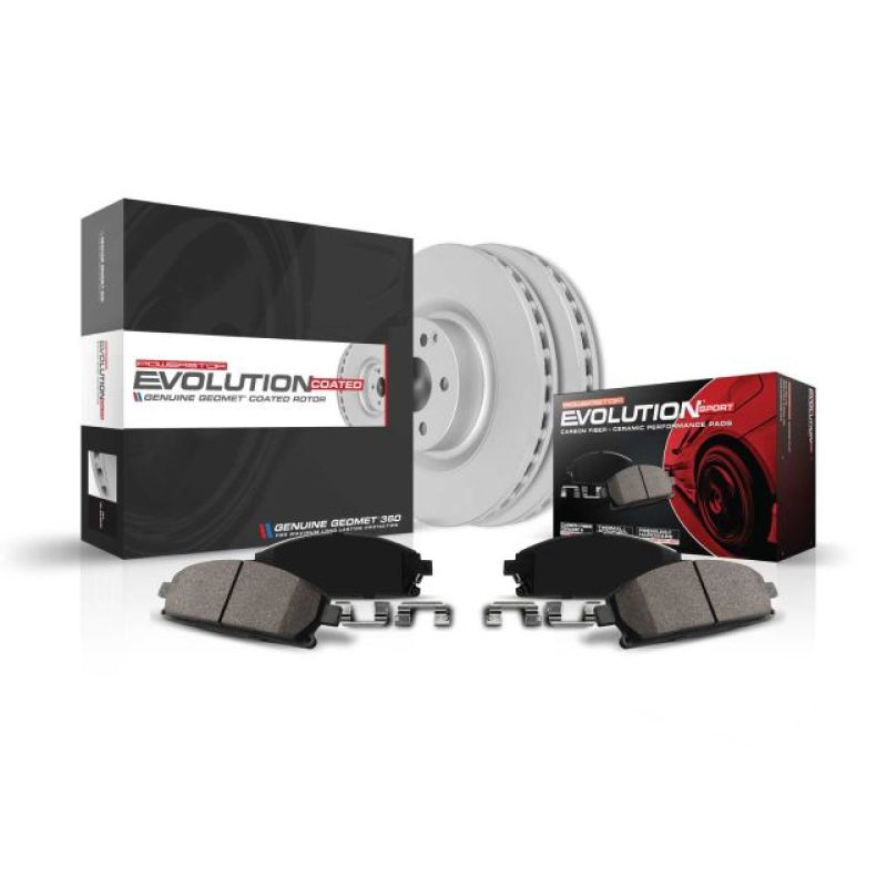 PowerStop Power Stop 10-15 Jaguar XF Rear Z23 Evolution Sport Coated Brake Kit - Brakes Rotors & Pads