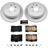 PowerStop Power Stop 10-15 Lexus RX350 Rear Z17 Evolution Geomet Coated Brake Kit - Brakes Rotors & Pads