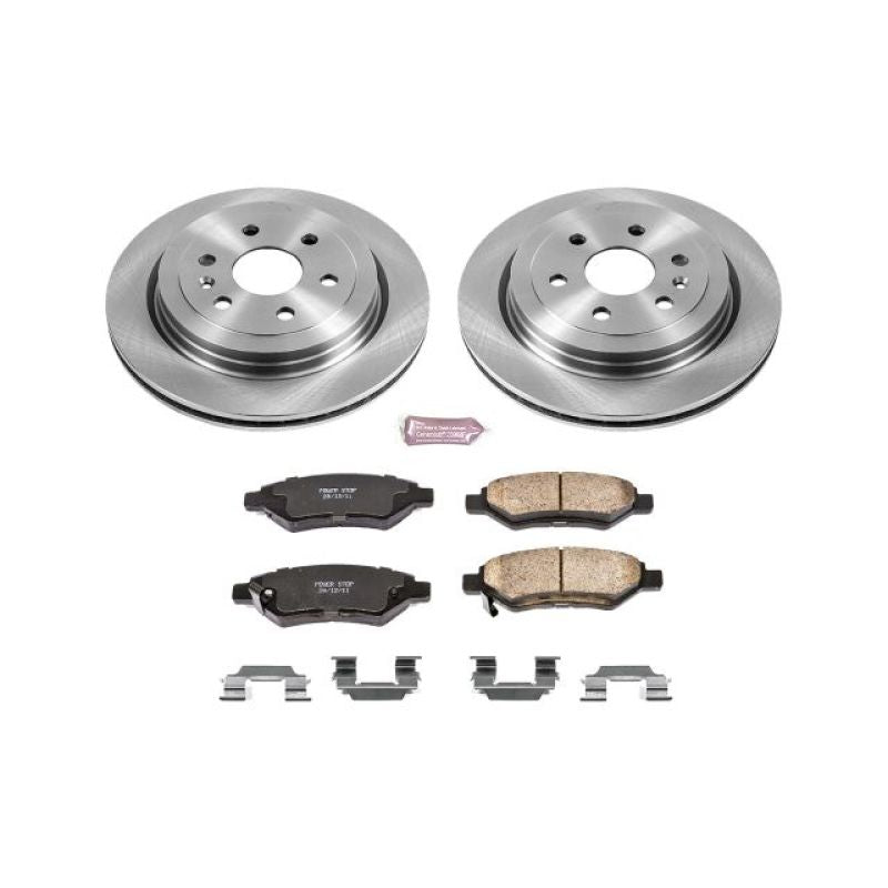 PowerStop Power Stop 10-16 Cadillac SRX Rear Autospecialty Brake Kit - Brakes Rotors & Pads