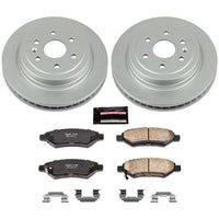 PowerStop Power Stop 10-16 Cadillac SRX Rear Z17 Evolution Geomet Coated Brake Kit - Brakes Rotors & Pads