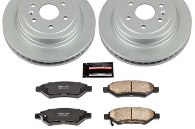 PowerStop Power Stop 10-16 Cadillac SRX Rear Z17 Evolution Geomet Coated Brake Kit - Brakes Rotors & Pads