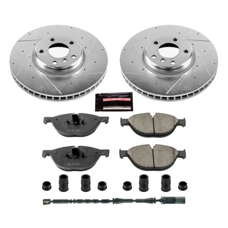 PowerStop Power Stop 10-17 BMW 535i GT Front Z23 Evolution Sport Brake Kit - Brakes Rotors & Pads