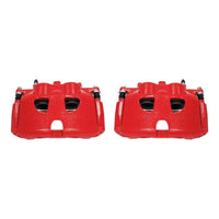 PowerStop Power Stop 10-17 Ford Expedition Front Red Calipers w/Brackets - Pair - Brakes Rotors & Pads
