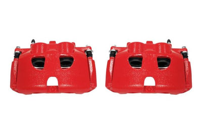 PowerStop Power Stop 10-17 Ford Expedition Front Red Calipers w/Brackets - Pair - Brakes Rotors & Pads
