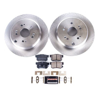 PowerStop Power Stop 10-18 Acura RDX Rear Autospecialty Brake Kit - Brakes Rotors & Pads